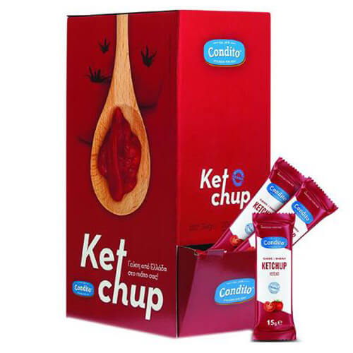 CONDITO KETCHUP (200x15gr.) - (ΜΕΡΙΔΕΣ)