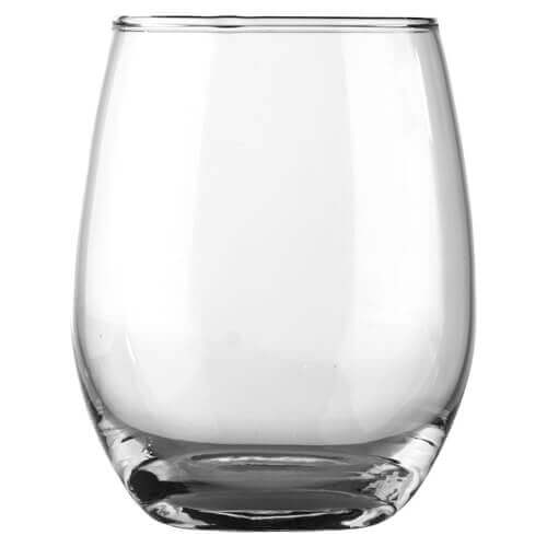 UNIGLASS (93002) ΠΟΤΗΡΙ ΓΥΑΛΙΝΟ ΚΡΑΣΙΟΥ QUEEN 34.5cl - (12τεμ.)