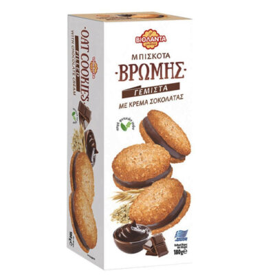 ΒΙΟΛΑΝΤΑ ΜΠΙΣΚΟΤΑ ΒΡΩΜΗΣ ΓΕΜΙΣTA 180gr. - (ΚΡΕΜΑ ΣΟΚΟΛΑΤΑΣ)