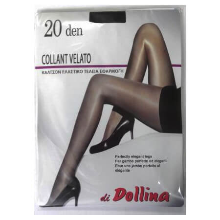 DOLLINA ΚΑΛΣΟΝ LYCRA VELATO 20DEN (Νο4) - (ΓΡΑΦΙΤΗΣ)