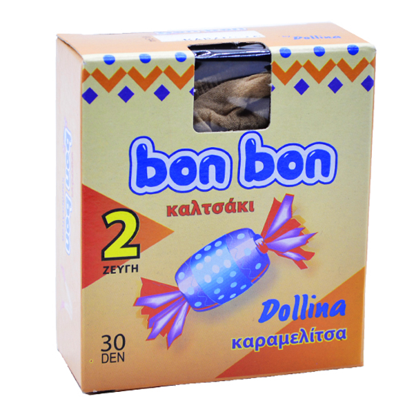 DOLLINA ΣΟΣΟΝΙ ΚΑΡΑΜΕΛΑΚΙ 20DEN - (ΔΙΑΦΟΡΑ ΧΡΩΜΑΤΑ)