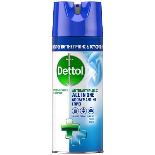 DETTOL SPRAY 400ml - (CRISP LINEN)