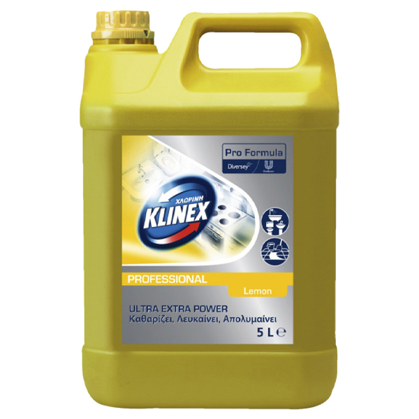 KLINEX ΧΛΩΡΙΝΗ ΠΑΧΥΡΕΥΣΤΗ 5lit - (ΛΕΜΟΝΙ) PRO FORMULA