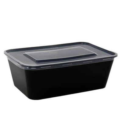 ΣΚΕΥΟΣ ΜΙΚΡΟΚΥΜΑΤΩΝ ΟΡΘΟΓΩΝΙΟ ΜΑΥΡΟ + ΚΑΠΑΚΙ 750ml - (50τεμ.)