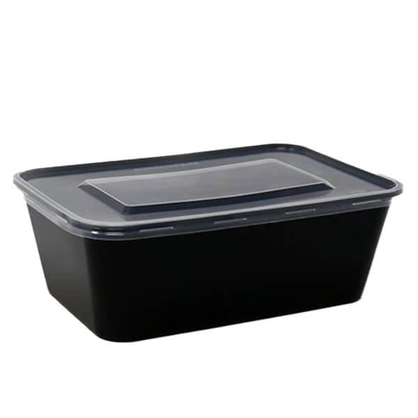 ΣΚΕΥΟΣ ΜΙΚΡΟΚΥΜΑΤΩΝ ΟΡΘΟΓΩΝΙΟ ΜΑΥΡΟ + ΚΑΠΑΚΙ 750ml - (50τεμ.)