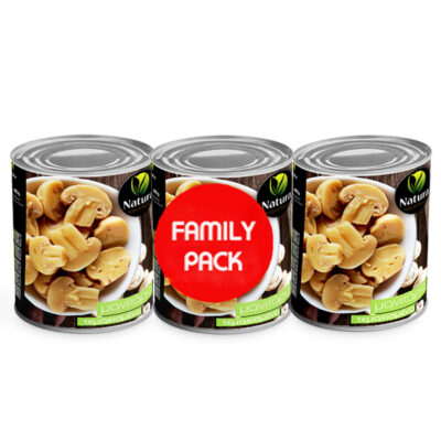 NATURA ΜΑΝΙΤΑΡΙΑ  185gr (3τεμ.) - (ΤΕΜΑΧΙΣΜΕΝΑ) (FAMILY PACK)