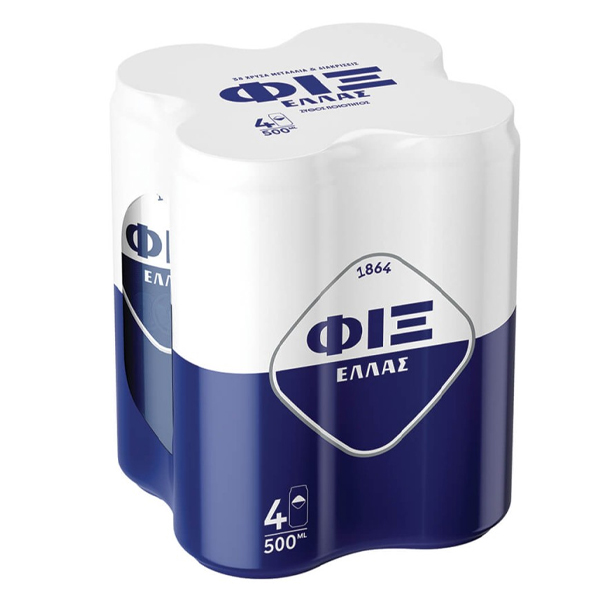 FIX HELLAS ΜΠΥΡΑ (4x500ml) - (vol 5%)