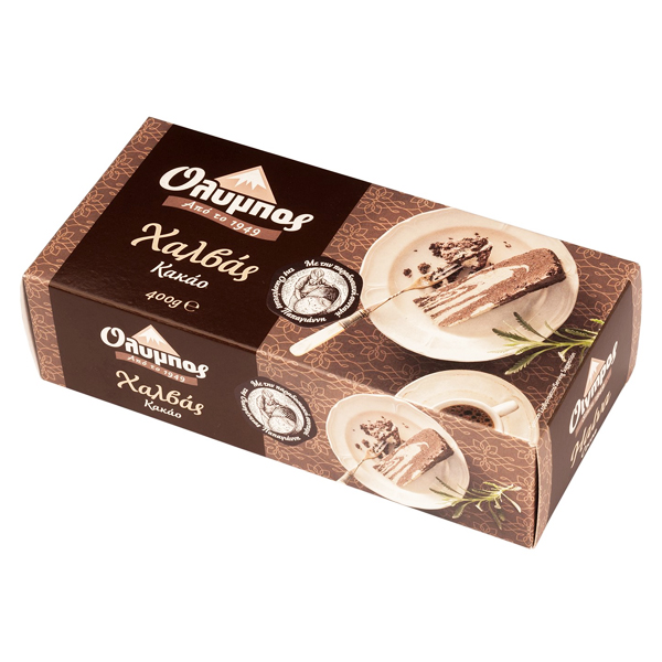 ΟΛΥΜΠΟΣ ΧΑΛΒΑΣ ΣΚΑΦΑΚΙ 400gr. - (ΚΑΚΑΟ)