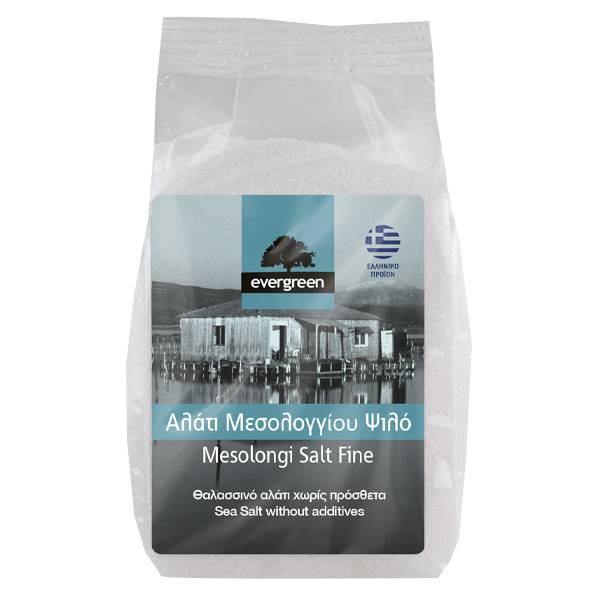 EVERGREEN ΑΛΑΤΙ ΜΕΣΟΛΟΓΓΙΟΥ 500gr. - (ΨΙΛΟ)