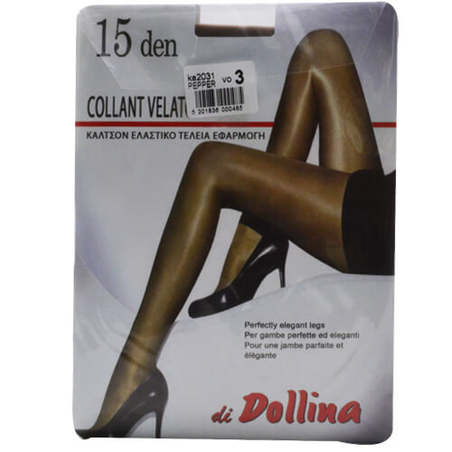 DOLLINA ΚΑΛΣΟΝ LYCRA VELATO 15DEN (Νο3) - (ΠΕΠΠΕΡ)