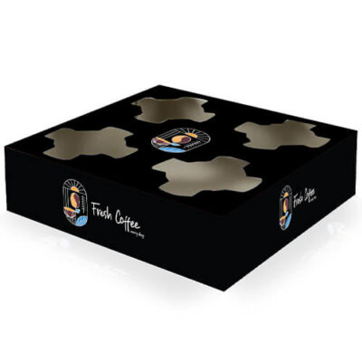 ΠΟΤΗΡΟΘΗΚΗ 4 ΘΕΣΕΩΝ (50τεμ.) - (FRESH COFFEE )