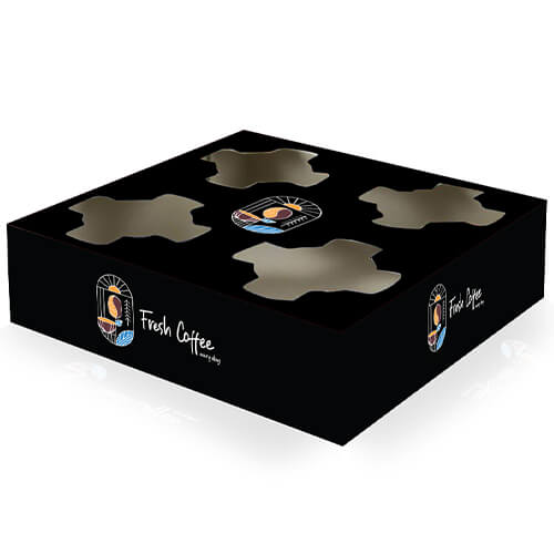 ΠΟΤΗΡΟΘΗΚΗ 4 ΘΕΣΕΩΝ (50τεμ.) - (FRESH COFFEE )