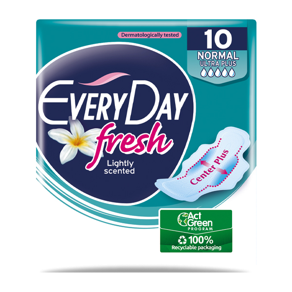 EVERYDAY ΣΕΡΒΙΕΤΕΣ FRESH 10τεμ. - (NORMAL ULTRA PLUS) (0600Μ)