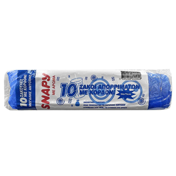 SNAPY ΣΑΚΟΥΛΑ ΑΠΟΡ/ΤΩΝ ΚΟΡΔΟΝΙ ΜΠΛΕ (10τεμ.) - (54x75cm)