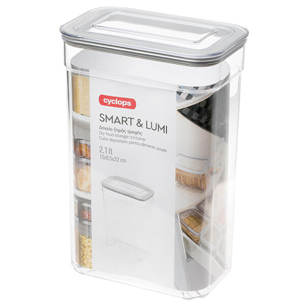 ΚΥΚΛΩΨ ΔΟΧΕΙΟ ΞΗΡΑΣ ΤΡΟΦΗΣ 2,1lit. - (SMART ΚΑΙ LUMI)