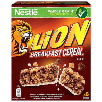 NESTLE BARS LION 25gr. - (ΣΟΚΟΛΑΤΑ-ΚΑΡΑΜΕΛΑ) (6τεμ)