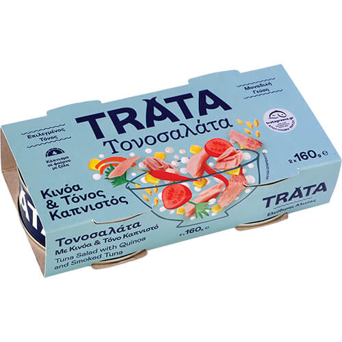 TRATA ΤΟΝΟΣΑΛΑΤΑ (2x160gr.) - (ΜΕ ΚΙΝΟΑ)