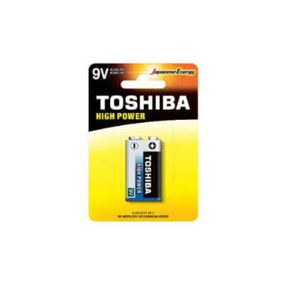 TOSHIBA ΜΠΑΤΑΡΙΑ 9V ΑΛΚΑΛIKH  (ΜΕ ΦΟΡΟ)