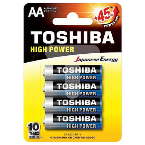 TOSHIBA ΜΠΑΤΑΡΙΑ AA (4τεμ.)  ΑΛΚΑΛIKH - (ΜΕ ΦΟΡΟ 0,08€)