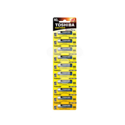 TOSHIBA ΜΠΑΤΑΡΙΑ AAA (10τεμ.) ΑΛΚΑΛIKH - (ΜΕ ΦΟΡΟ 0,20€)
