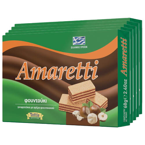 BINGO AMARETTI ΓΚΟΦΡΕΤΑ (12τεμ.x68gr.) - (ΚΡΕΜΑ ΦΟΥΝΤΟΥΚΙΟΥ)
