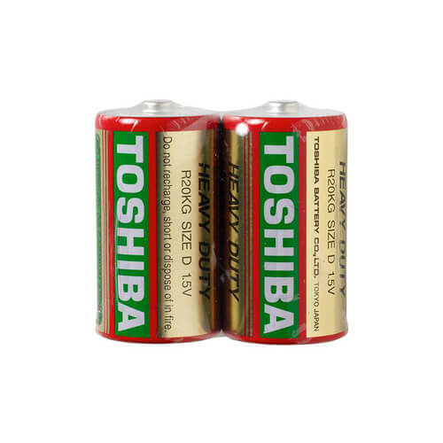 TOSHIBA ΜΠΑΤΑΡΙΑ D (2τεμ.) - (R20KG) - (ΜΕ ΦΟΡΟ 0,08€)