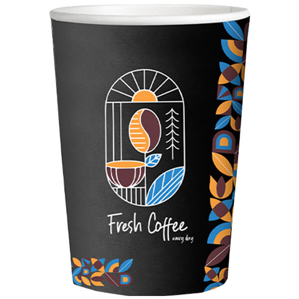 ΠΟΤΗΡΙ ΧΑΡΤΙΝΟ FRESH COFFEE (SINGLE WALL) (8οz) - (50τεμ.)