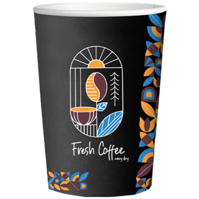 ΠΟΤΗΡΙ ΧΑΡΤΙΝΟ FRESH COFFEE (SINGLE WALL) (16οz) - (50τεμ.)