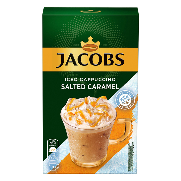 JACOBS STICKS ICE CAPPUCCINO SALT CARAMEL (8τεμ. x 17.8gr.)
