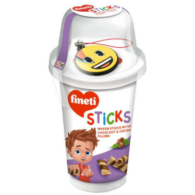 FINETI STICKS ΜΕ ΠΡΑΛΙΝΑ  45gr (+ΔΩΡΟ)
