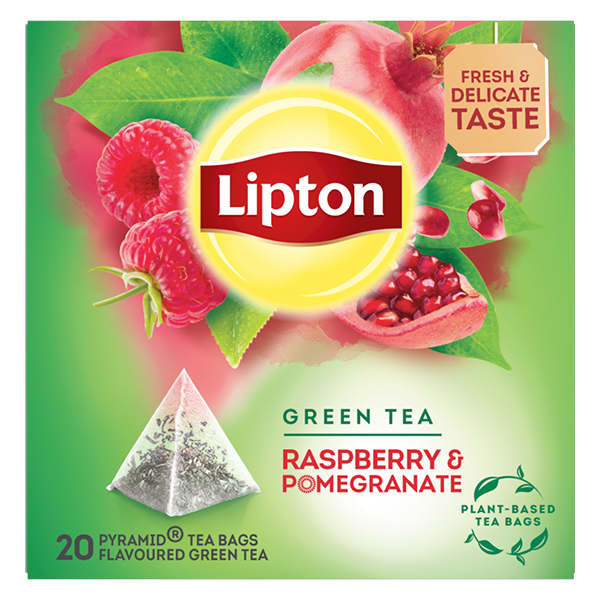 LIPTON ΠΡΑΣΙΝΟ ΤΣΑΙ ΠΥΡΑΜΙΔΑ (20x1,4gr) - (ΒΑΤΟΜΟΥΡΟ ΚΑΙ ΡΟΔΙ)