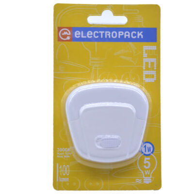 ΦΩΤΑΚΙ ΝΥΚΤΟΣ LED ΜΕ ΔΙΑΚΟΠΤΗ 1W - (3000K)