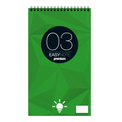 EASY NOTE ΜΠΛΟΚ ΣΠΙΡΑΛ 50Φ - (ΛΕΥΚΟ) (03)