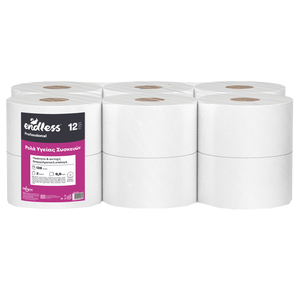 ENDLESS ΧΑΡΤΙ ΡΟΛΟ ΥΓΕΙΑΣ ΣΥΣΚΕΥΩΝ ΕΠΑΓ/ΚΟ - (12x425gr.) (139m)