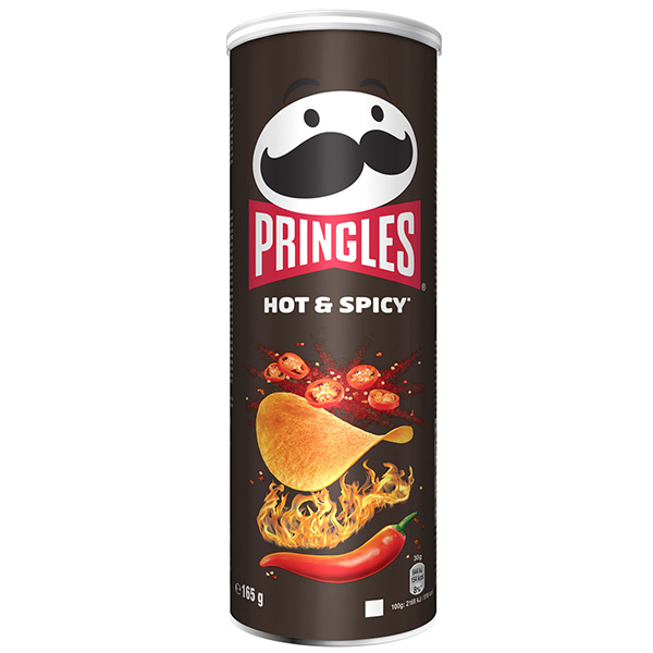 PRINGLES ΤΣΙΠΣ 165gr - (HOT ΚΑΙ SPICY)