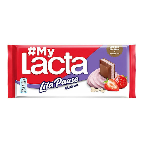 LACTA ΣΟΚΟΛΑΤΑ 100gr. - (LILA PAUSE)