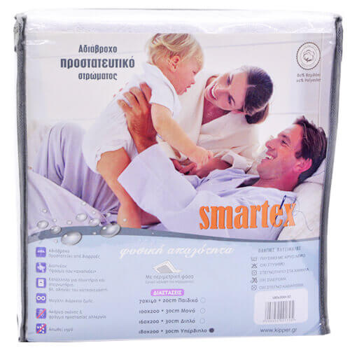 ΕΠΙΣΤΡΩΜΑ ΑΔΙΑΒΡΟΧΟ ΠΕΤΣΕΤΕ 30cm - (180x200cm)