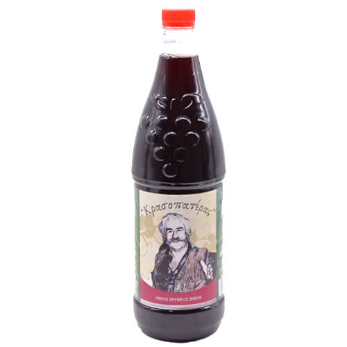 ΚΡΑΣΟΠΑΤΕΡΑΣ ΟΙΝΟΣ 1.5lit vol 11.5% - (ΕΡΥΘΡΟΣ ΞΗΡΟΣ) (ΡΕΤ)