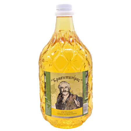 ΚΡΑΣΟΠΑΤΕΡΑΣ ΡΕΤΣΙΝΑ 3lit vol 11% - (ΡΕΤ)