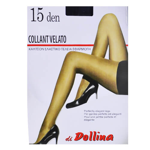 DOLLINA ΚΑΛΣΟΝ LYCRA VELATO 15DEN (Νο2) - (ΓΡΑΦΙΤΗΣ)