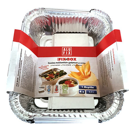 ALUFIX ΣΚΕΥΟΣ ΑΛΟΥΜ. ΜΕ ΚΑΠΑΚΙ ΜΙΚΡΟ 475cc - (4τεμ.) (XFBAZB1/4)