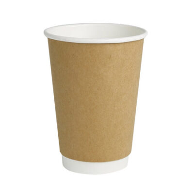 ΠΟΤΗΡΙ ΧΑΡΤΙΝΟ ΚΡΑΦΤ (DOUBLE WALL)-(12οz) - (25τεμ.)