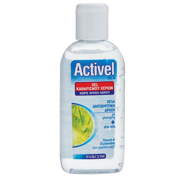 FARCOM ACTIVEL GEL ΚΑΘΑΡΙΣΜΟΥ ΧΕΡΙΩΝ 80ml