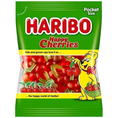 HARIBO ΖΑΧΑΡΩΤΑ 100gr - (HAPPY CHERRIES)