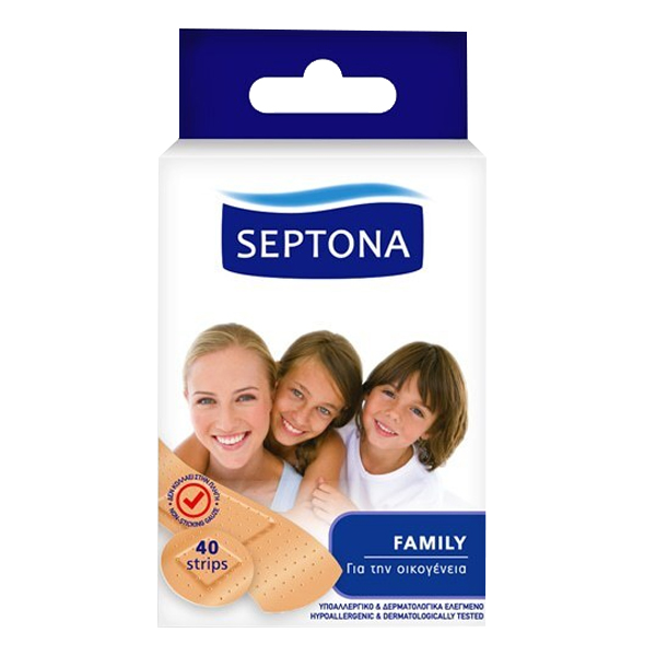 SEPTONA STRIPS MEDICARE ΟΙΚΟΓΕΝΕΙΑ (40τεμ.)