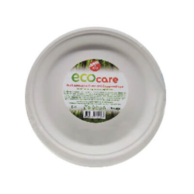 ECOCARE ΠΙΑΤΑ ΑΠΟ ΖΑΧΑΡΟΚΑΛΑΜΟ ΜΕΓΑΛΑ 23cm - (10τεμ.)
