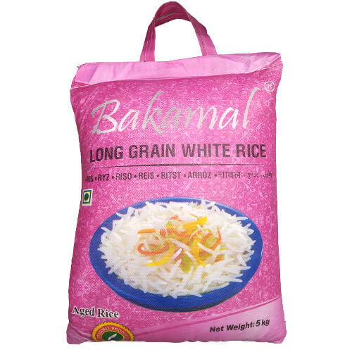 BAKAMAL ΡΥΖΙ BASMATI 5kg - (LONG GRAIN WHITE RICE)