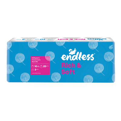 ENDLESS ΧΑΡΤΙ ΥΓΕΙΑΣ RICH ΚΑΙ SOFT 3ply - (95gr. x 10 ΡΟΛΛA DECOR)