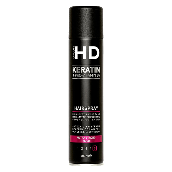 FARCOM HD HAIRSPRAY No5 300ml - (ULTRA STRONG HOLD)