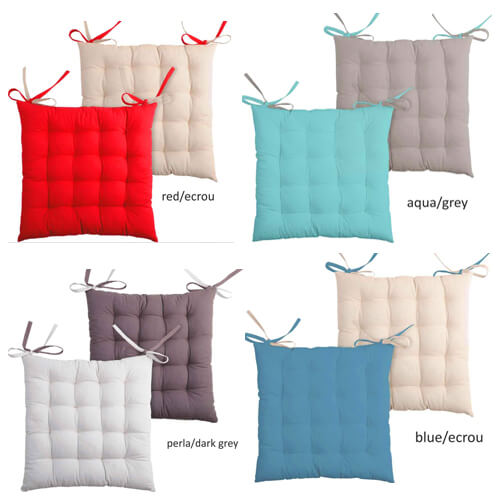 ΜΑΞΙΛΑΡΙ ΚΑΡΕΚΛΑΣ - (40x40x4cm) (DUO) (100% ΒΑΜΒΑΚI)